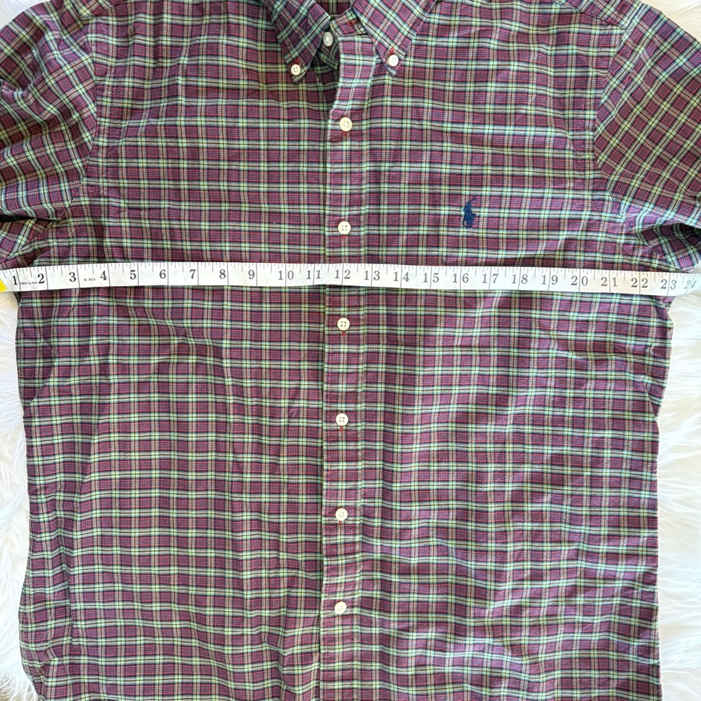 Ralph Lauren plaid button up shirt size Large - Picture 7 of 9
